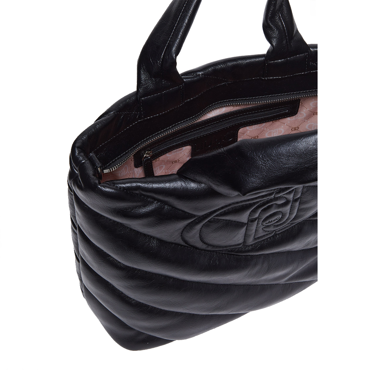 Liu Jo Shopping Bag Glossy Matelassé Black - 6