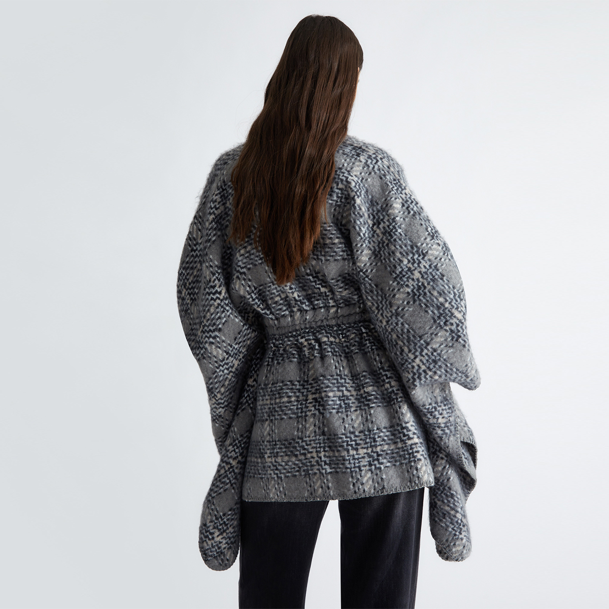 Liu Jo Poncho Pied de Poule Grey Cloud - 3