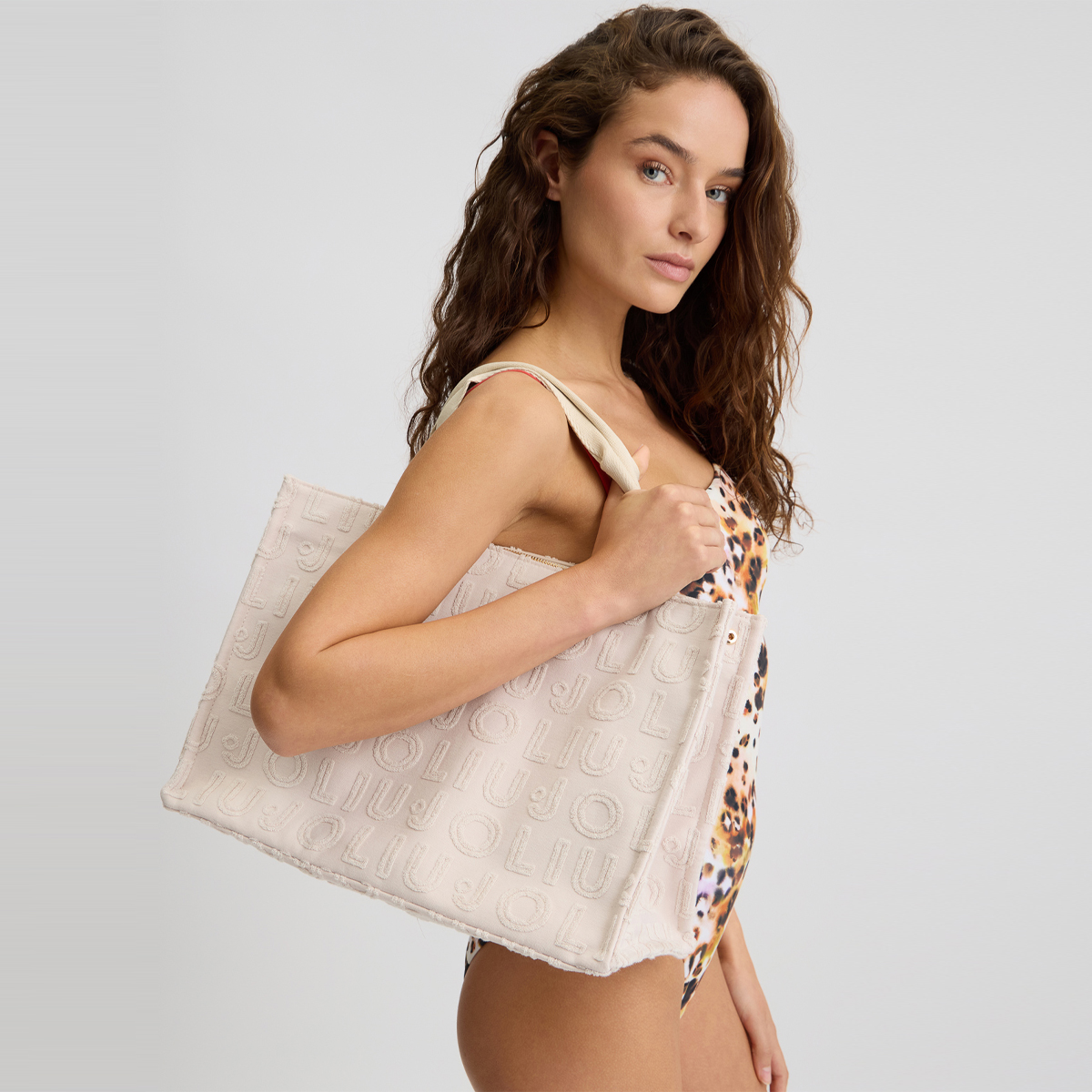 Liu Jo Tote Bag Jacquard True Champagne - 2
