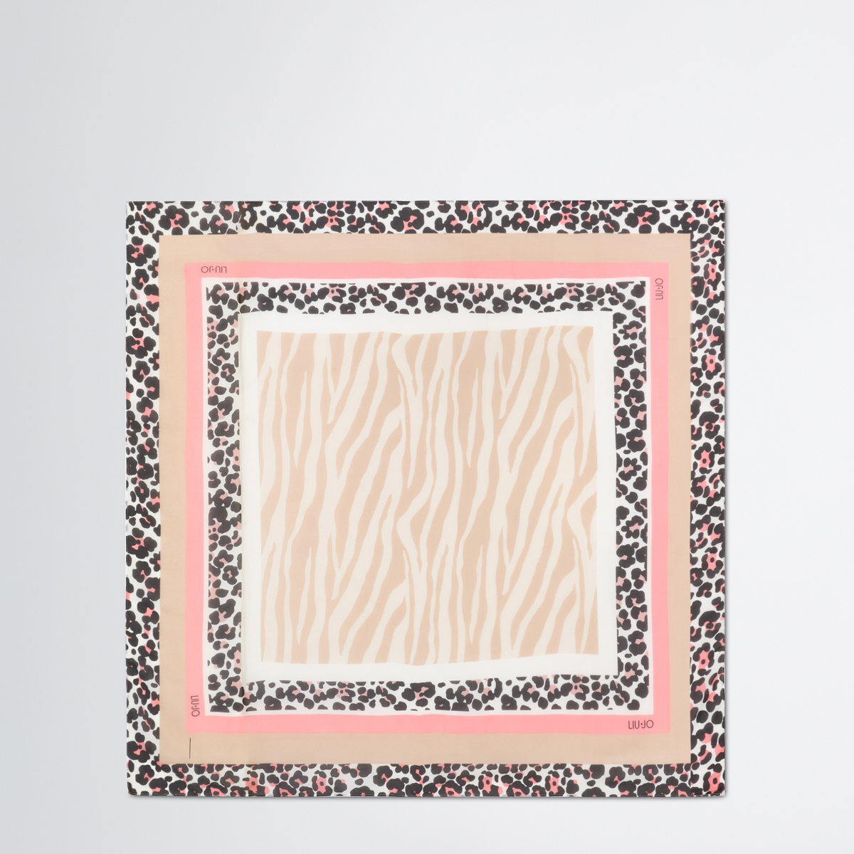 Liu Jo Foulard animalier Cloudy Coral - 3