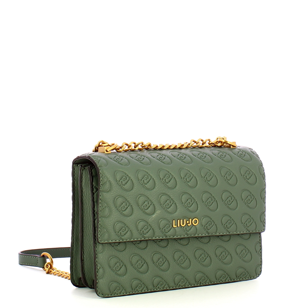 Liu Jo Borsa a tracolla logo Dark Jade - 2