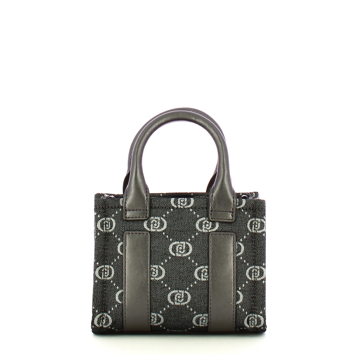 Liu Jo Mini shopping bag Denim logo Black - 3