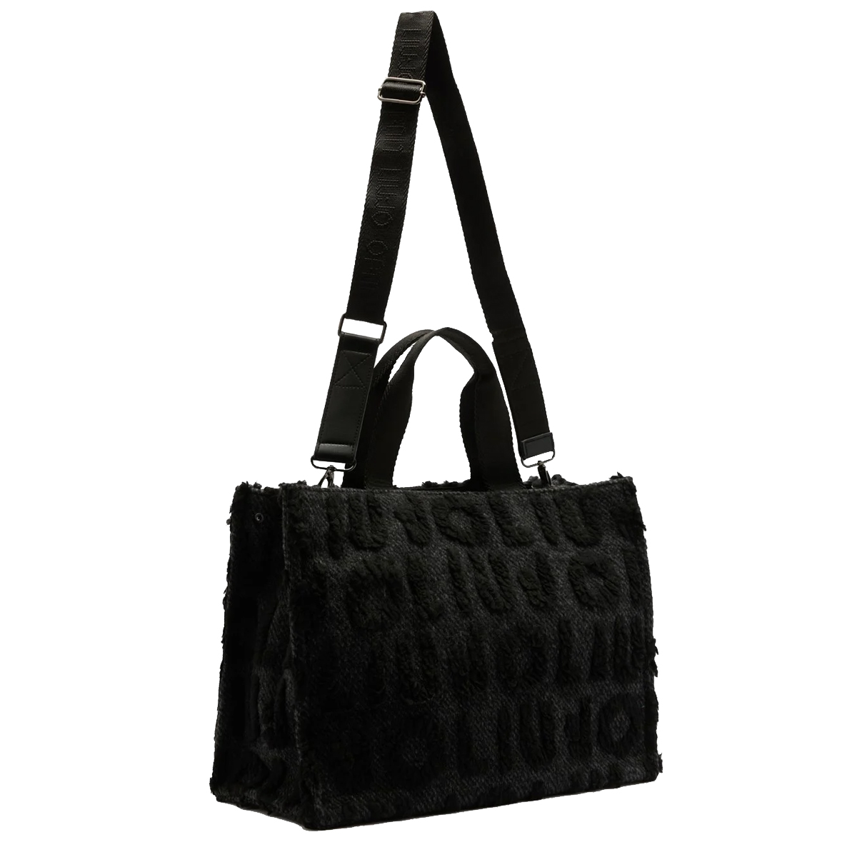 Liu Jo Shopping bag grande misto lana Black - 4