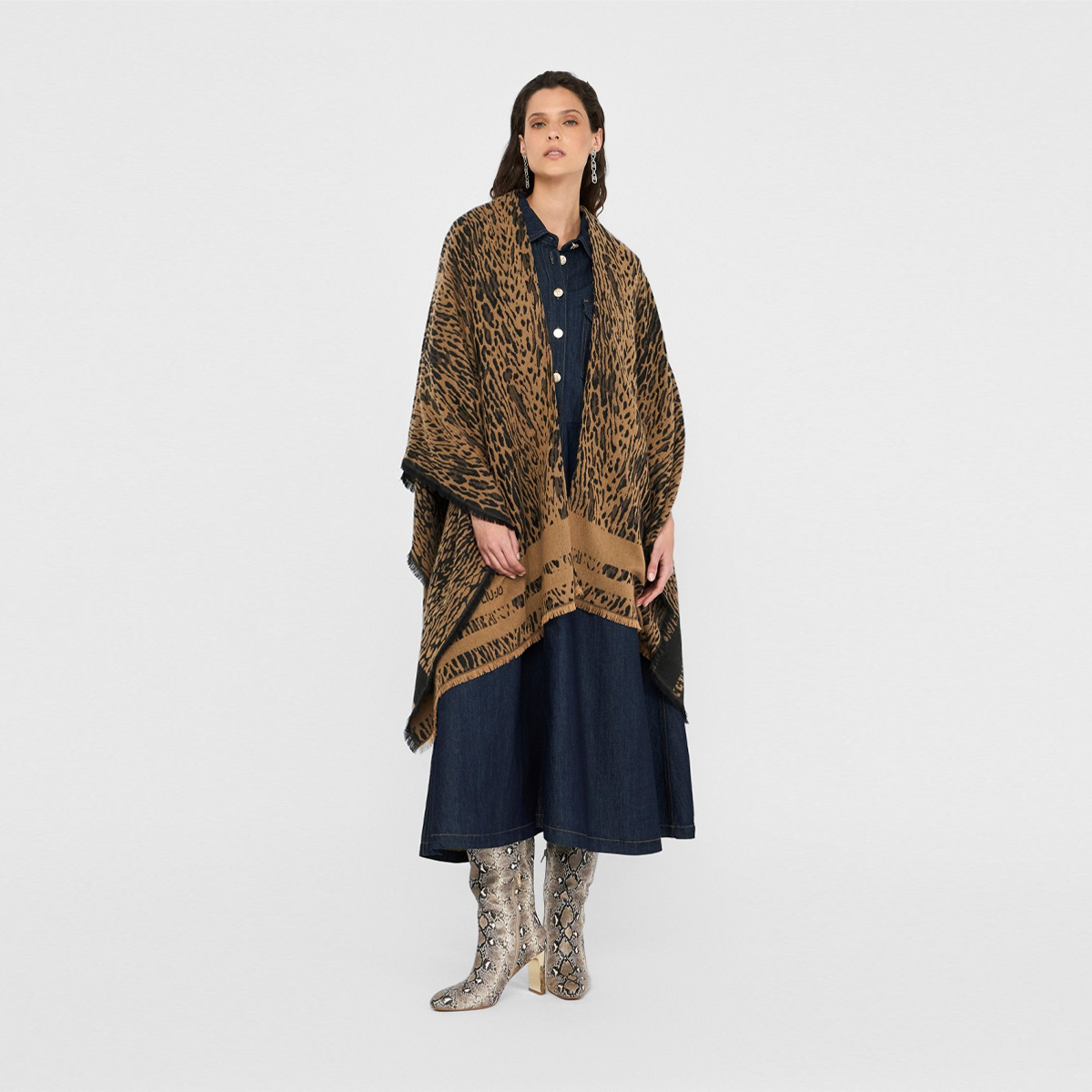Liu Jo Poncho Animalier - 6