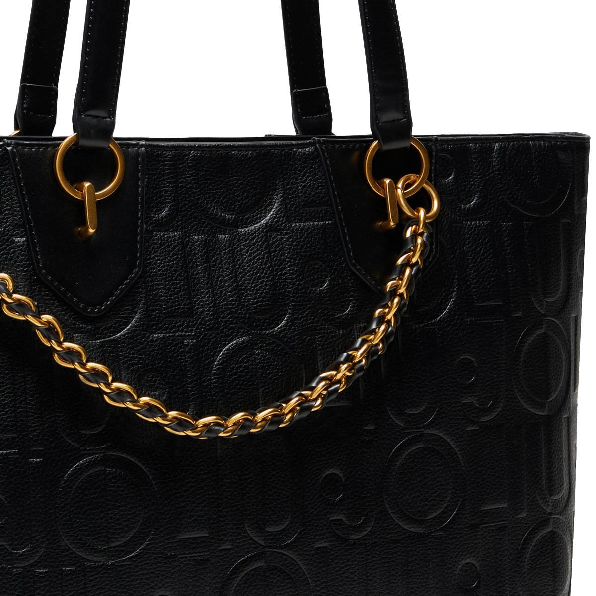 Liu Jo Tote bag media con logo Black - 4