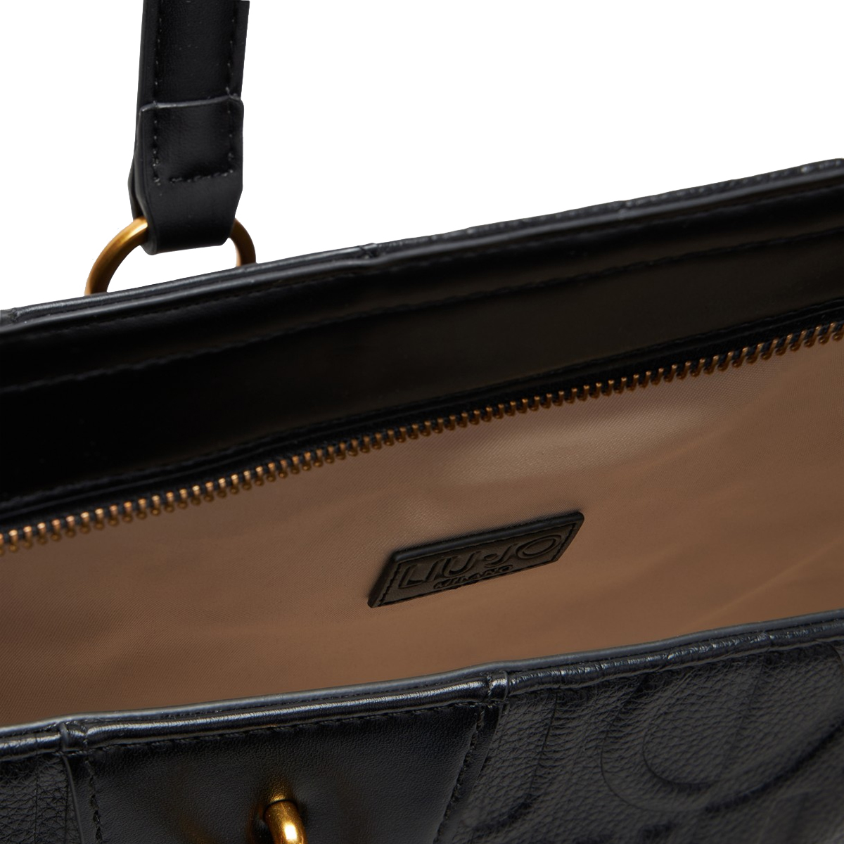 Liu Jo Tote bag media con logo Black - 5