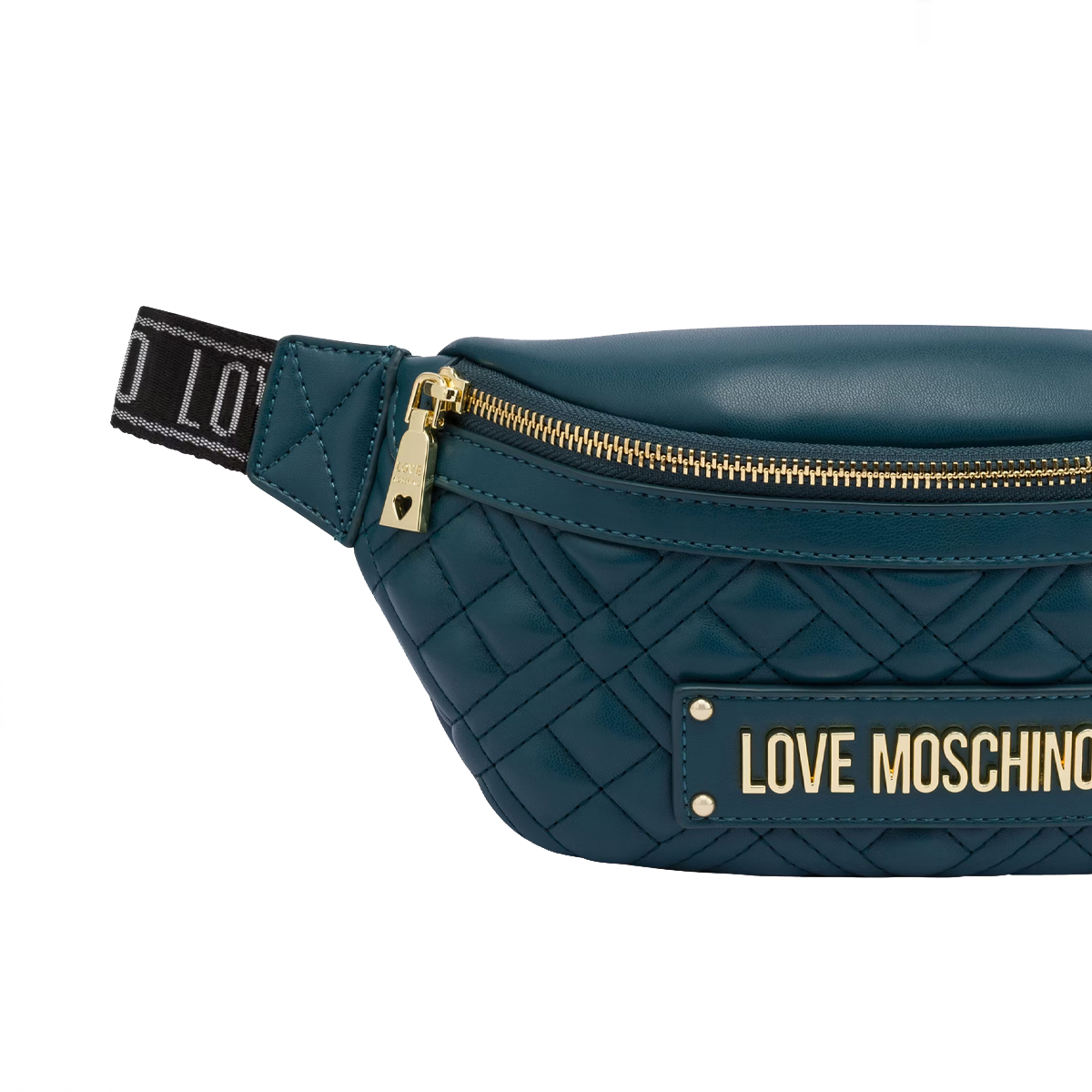 Love Moschino Marsupio Quilted Smeraldo - 4