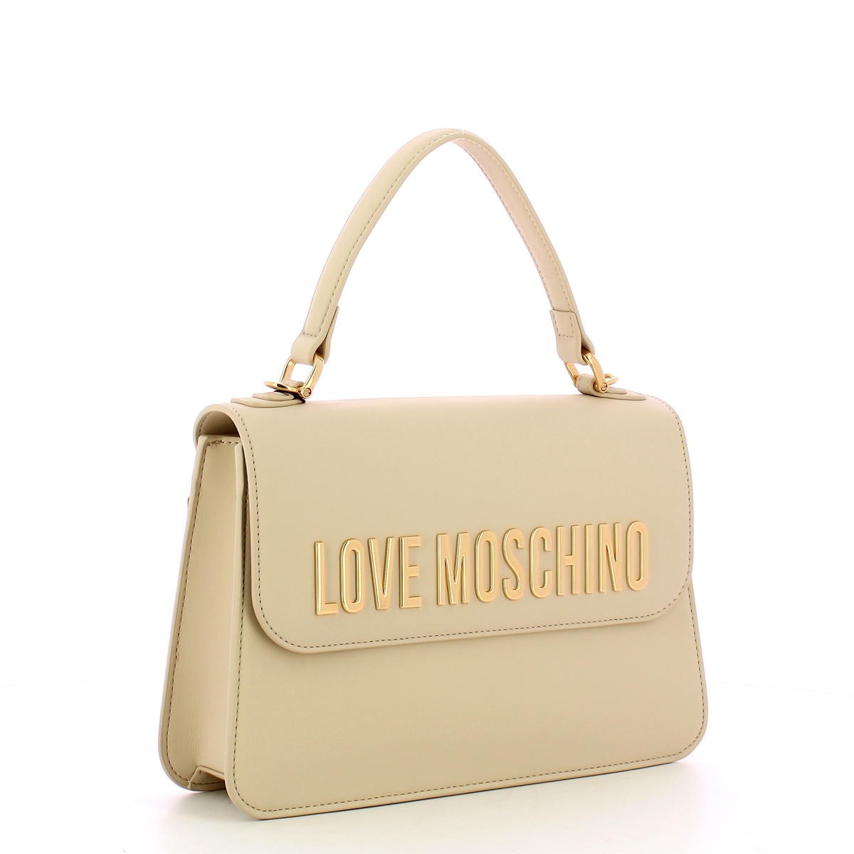 Love Moschino Borsa a mano Bold Love Avorio - 2