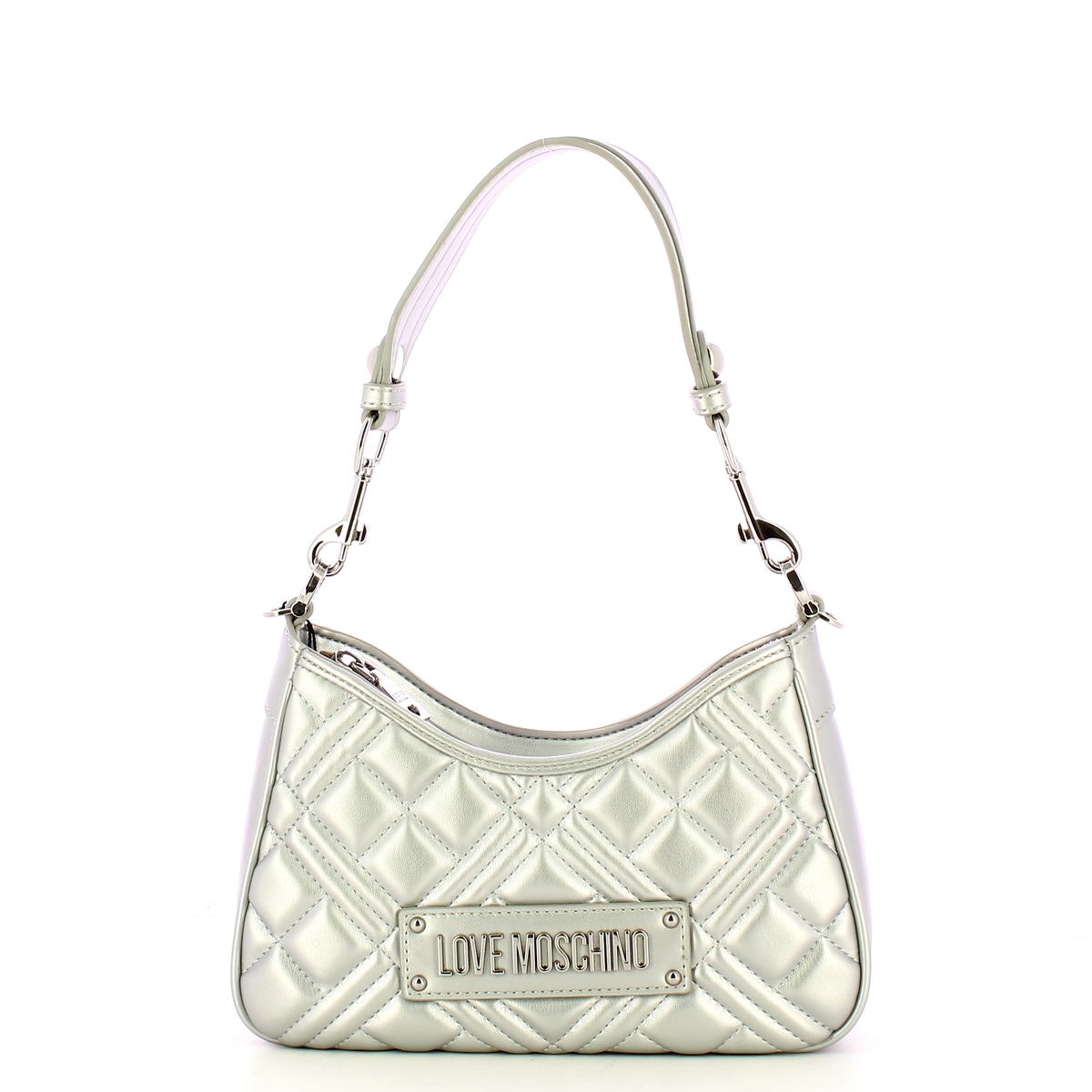 Love Moschino Sottospalla Quilted Silver - 1