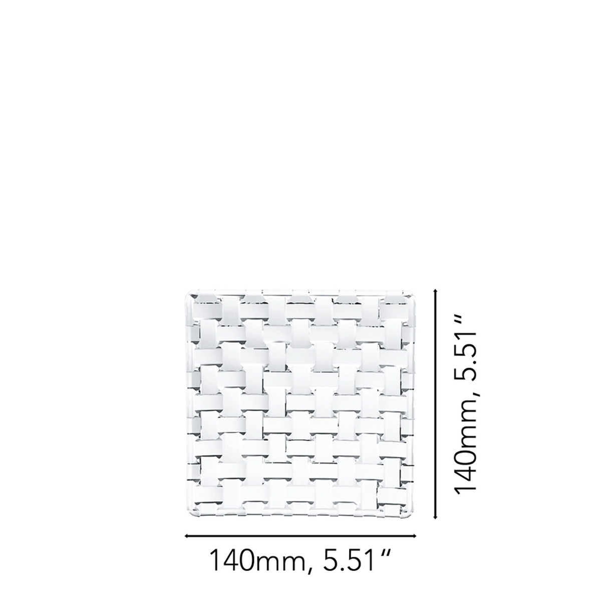 NACH Set 2 Piatti quadrati Bossa Nova 14 cm - 4