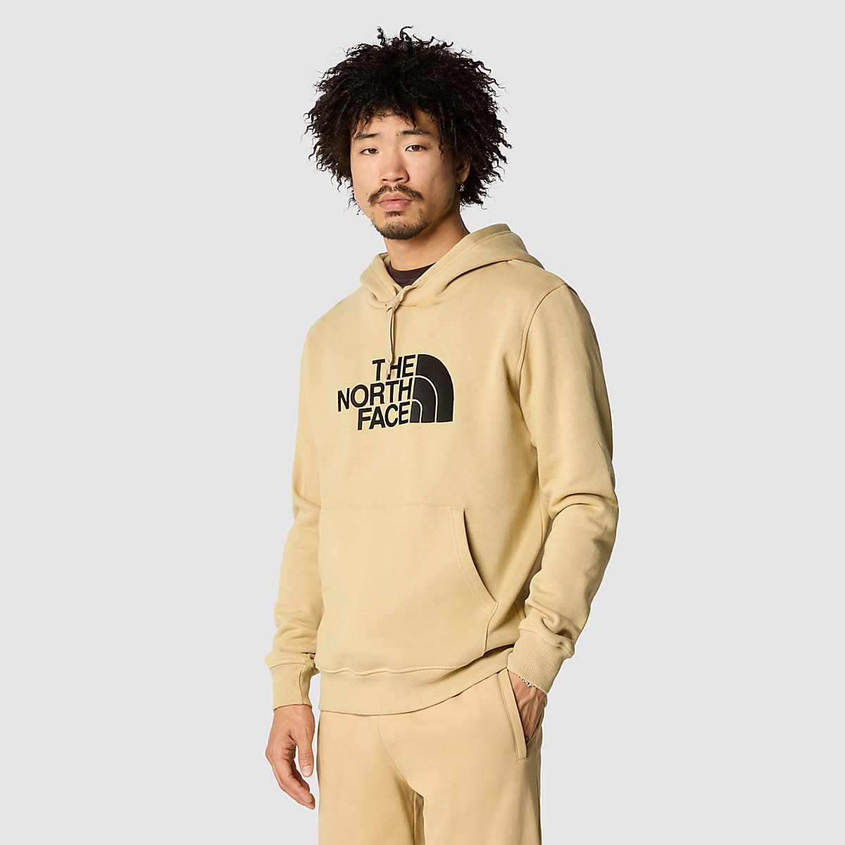 NORT Felpa con cappuccio Drew Peak Khaki Stone - 3