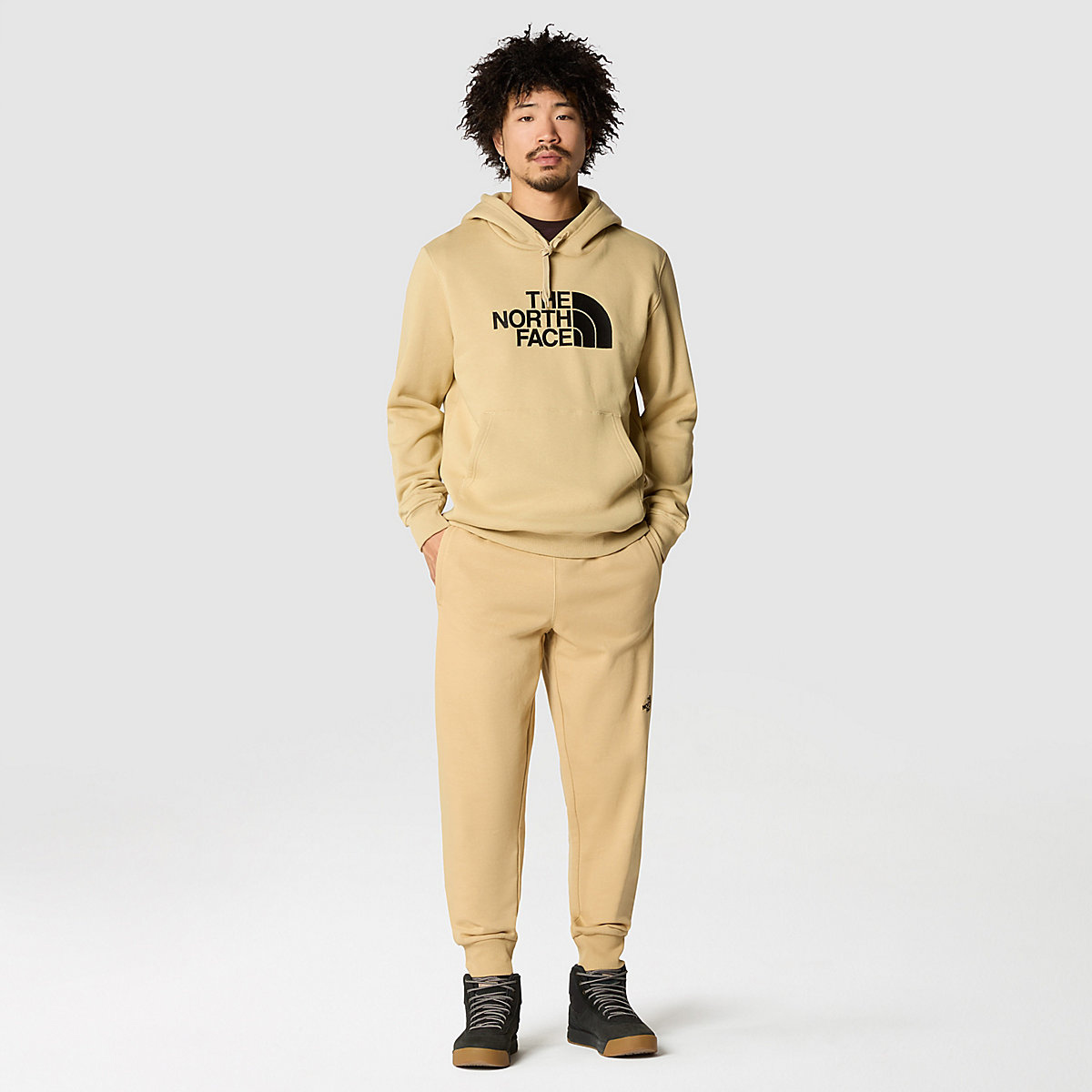 NORT Felpa con cappuccio Drew Peak Khaki Stone - 5
