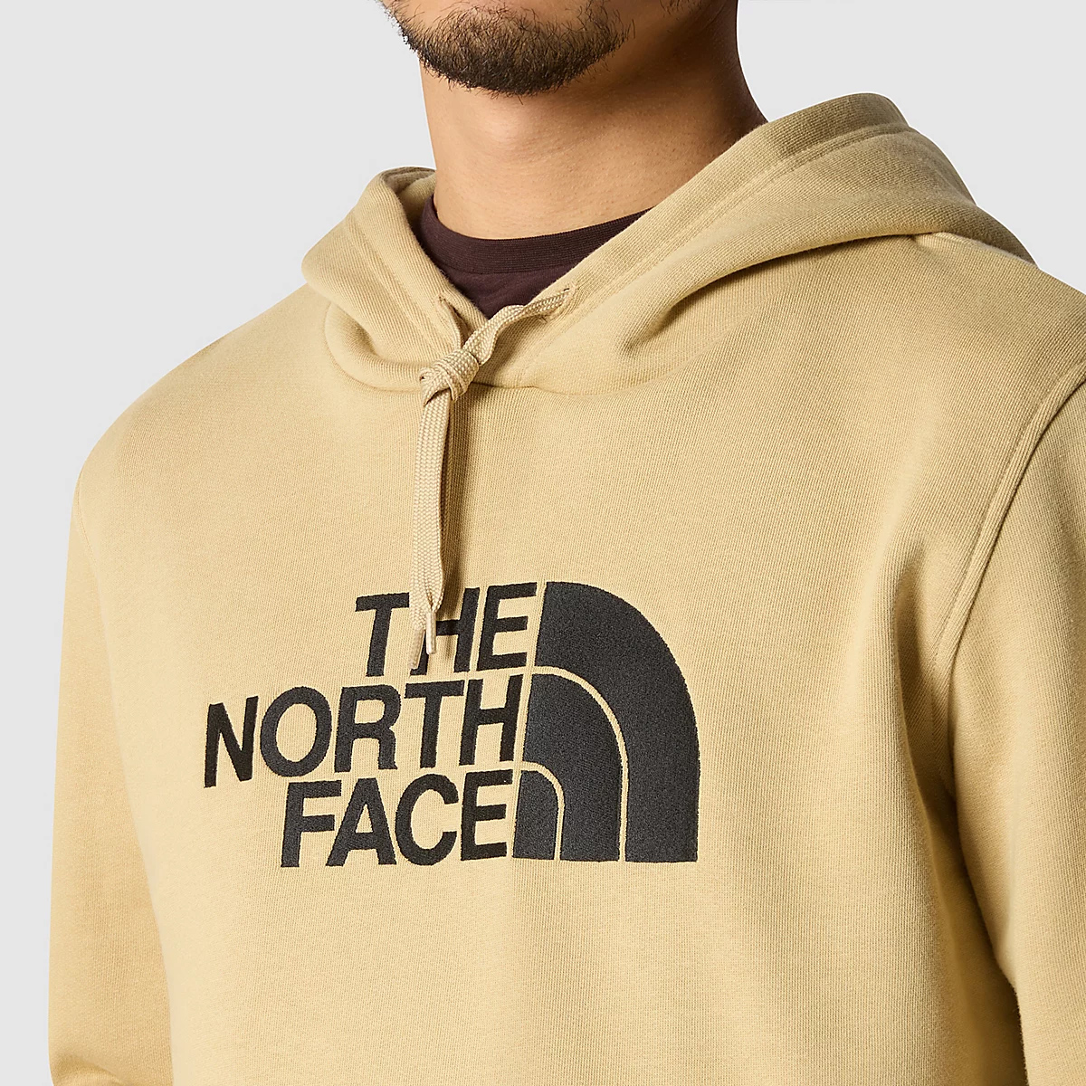 NORT Felpa con cappuccio Drew Peak Khaki Stone - 7
