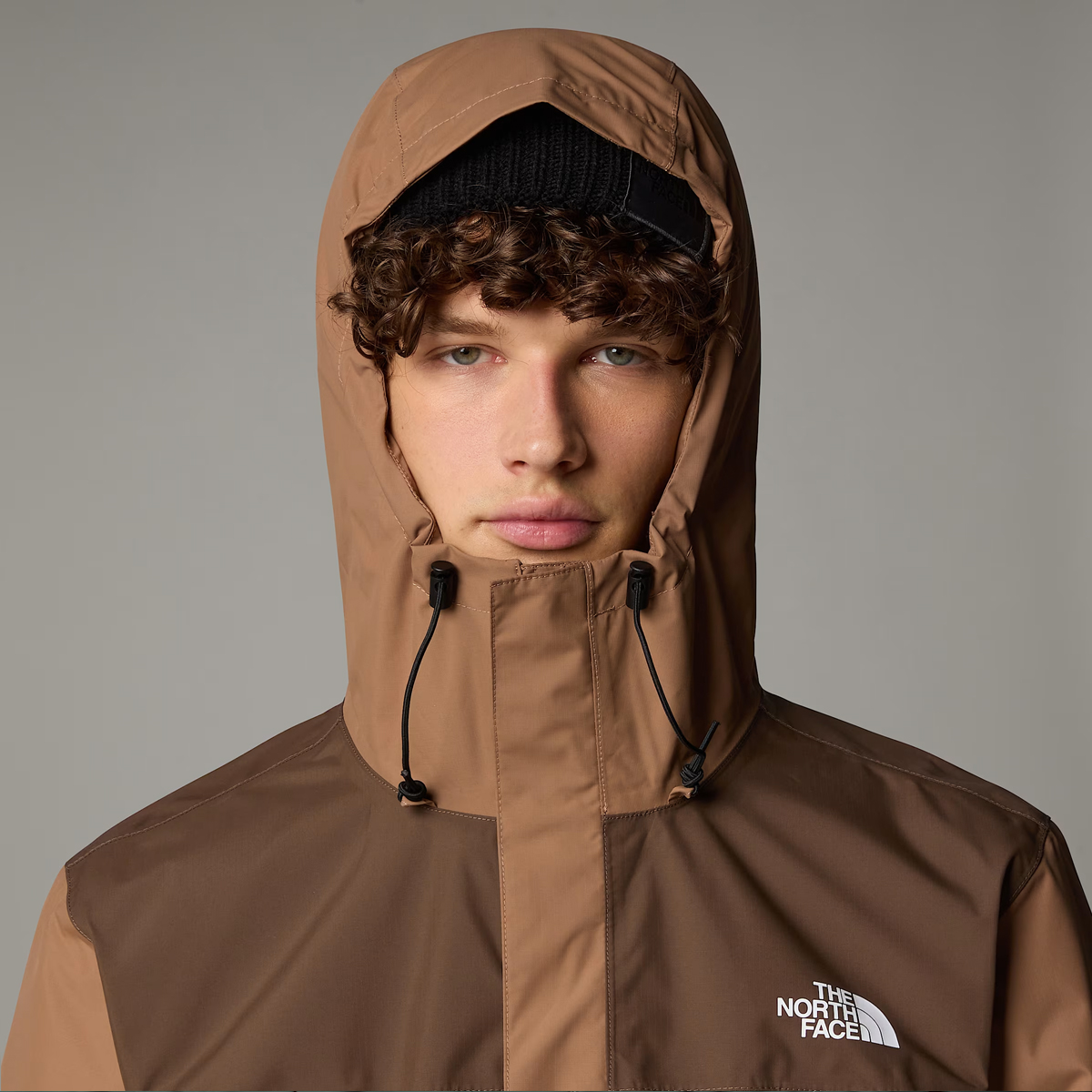 The North Face Giacca con cappuccio Antora Latte Smokey Brown - 6