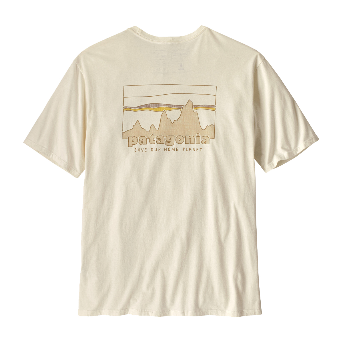 Patagonia T-Shirt '73 Skyline Organic Birch White - 1