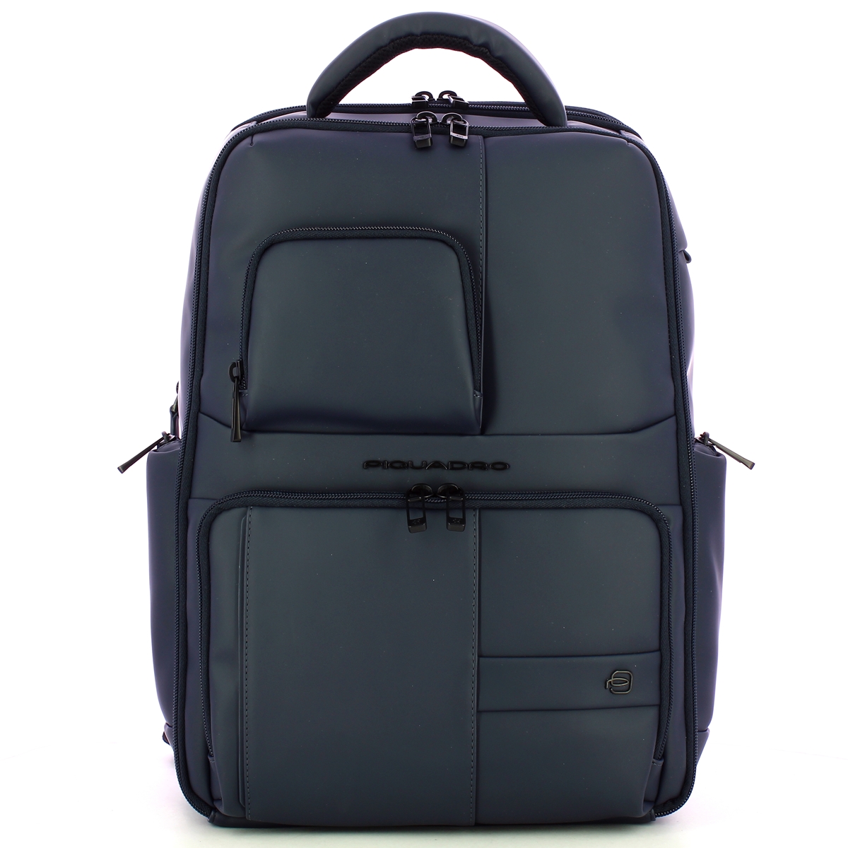 Piquadro Zaino Gommato Porta PC 15.6" Blu - 1