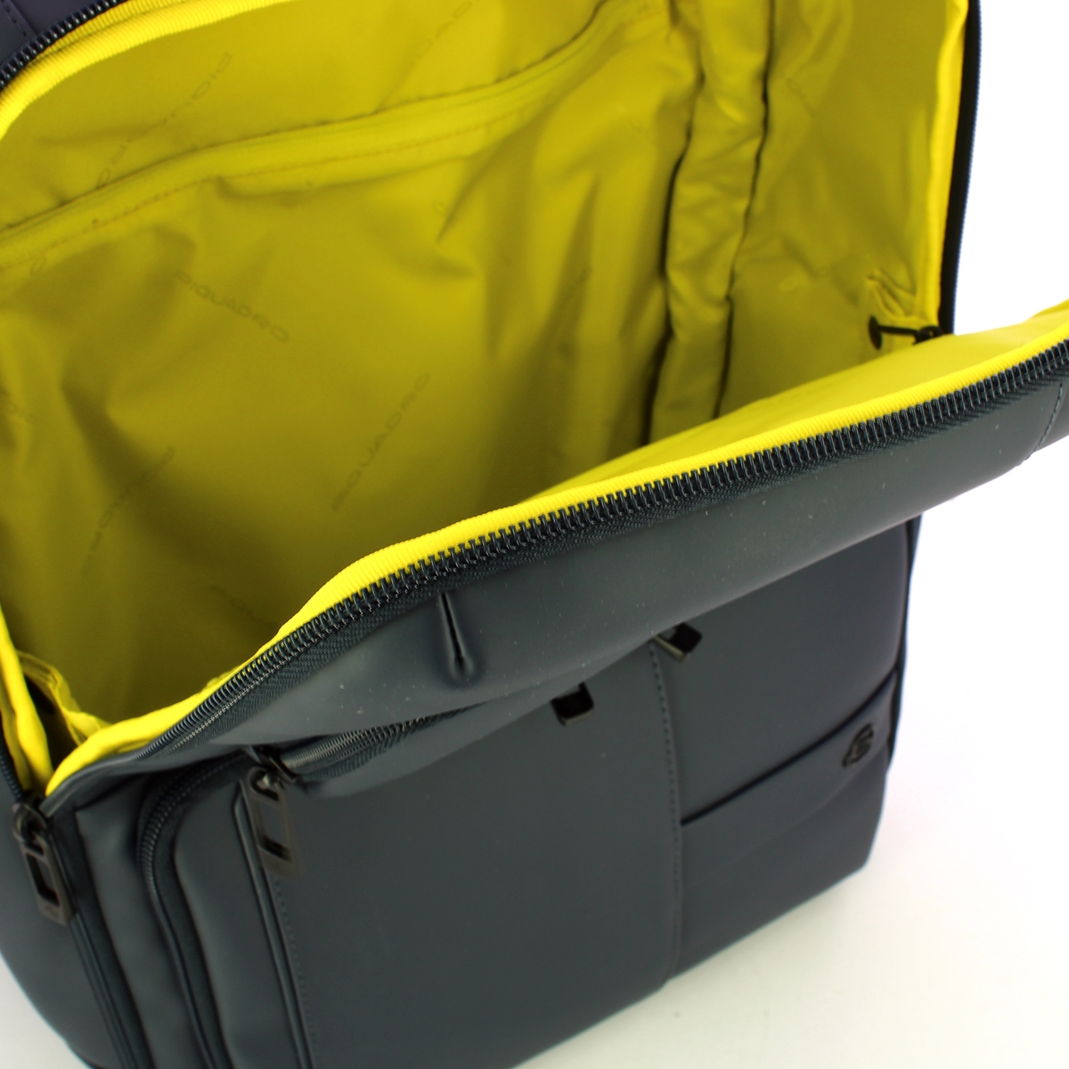Piquadro Zaino Gommato Porta PC 15.6" Blu - 4