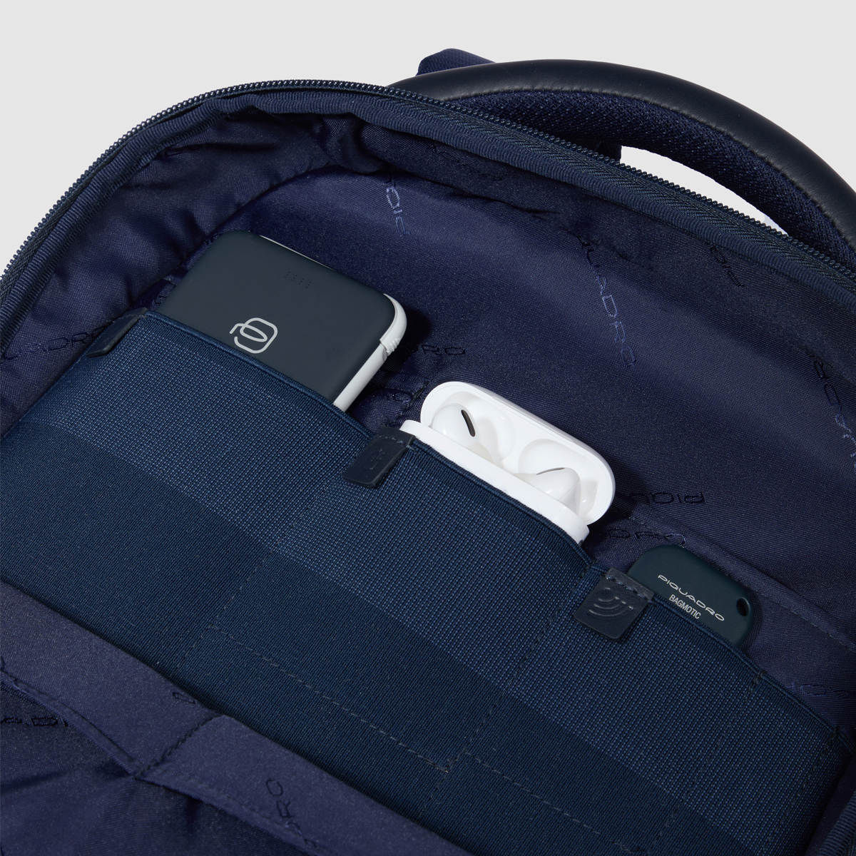 Piquadro Zaino Orion Porta PC 14" Blu - 6