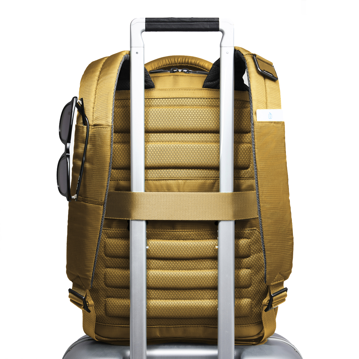 Piquadro Zaino Orion Porta PC 14" Giallo - 3