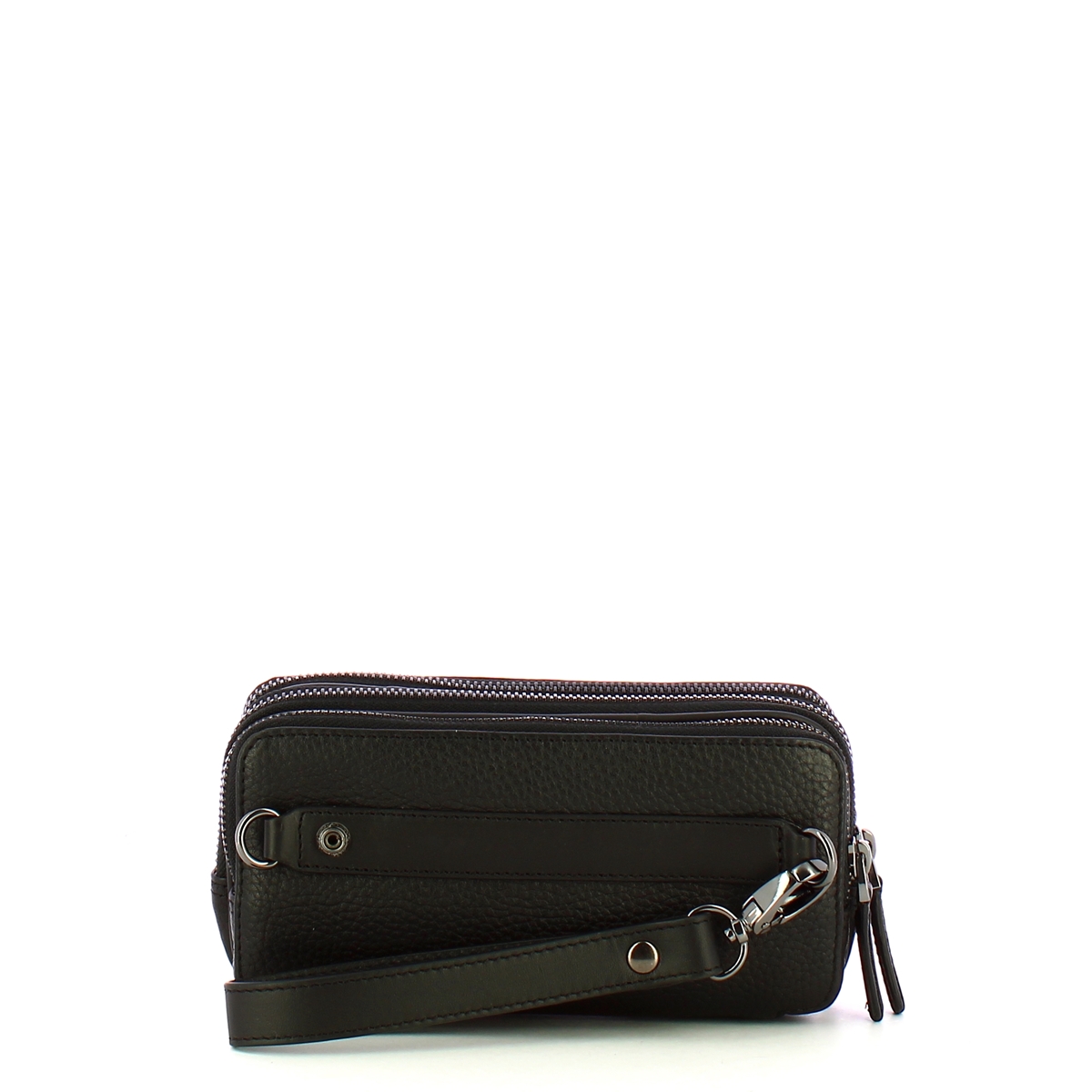 Piquadro Astuccio in pelle 3 cerniere Nero 2 - 3