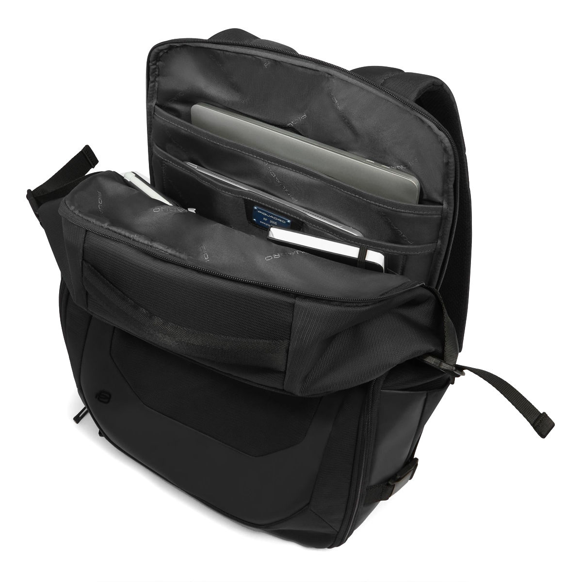 Piquadro Zaino Porta PC 15.6 da viaggio S140 Nero - 5