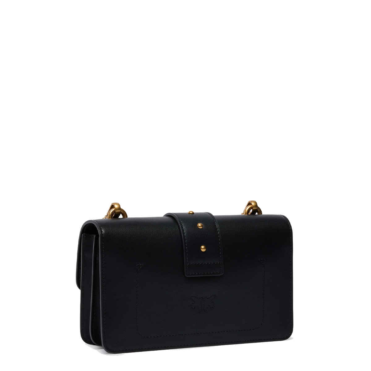 Pinko Mini Borsa a tracolla Love One Nero Antique Gold - 2