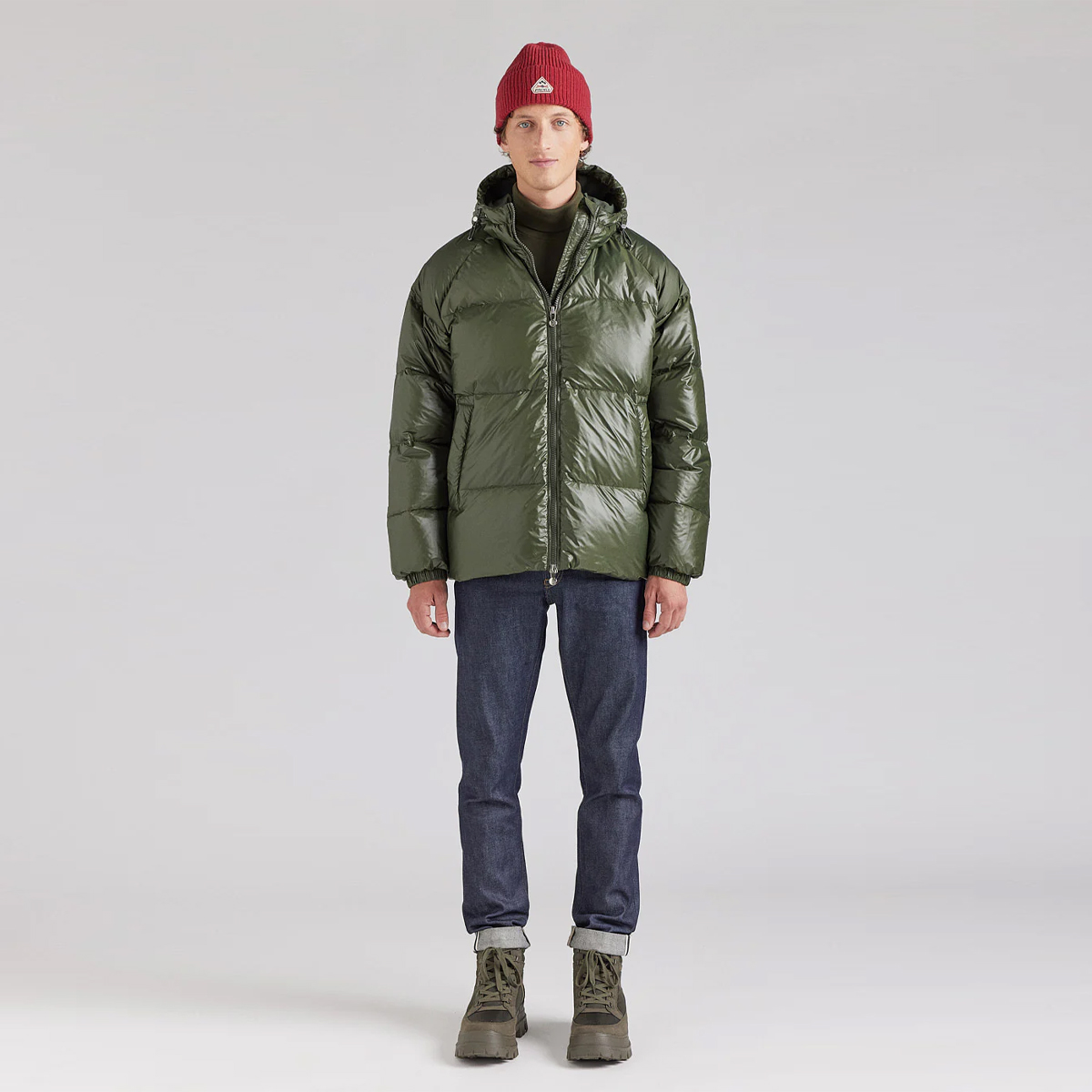 Pyrenex Giubbetto Sten Shiny Deep Khaki - 2