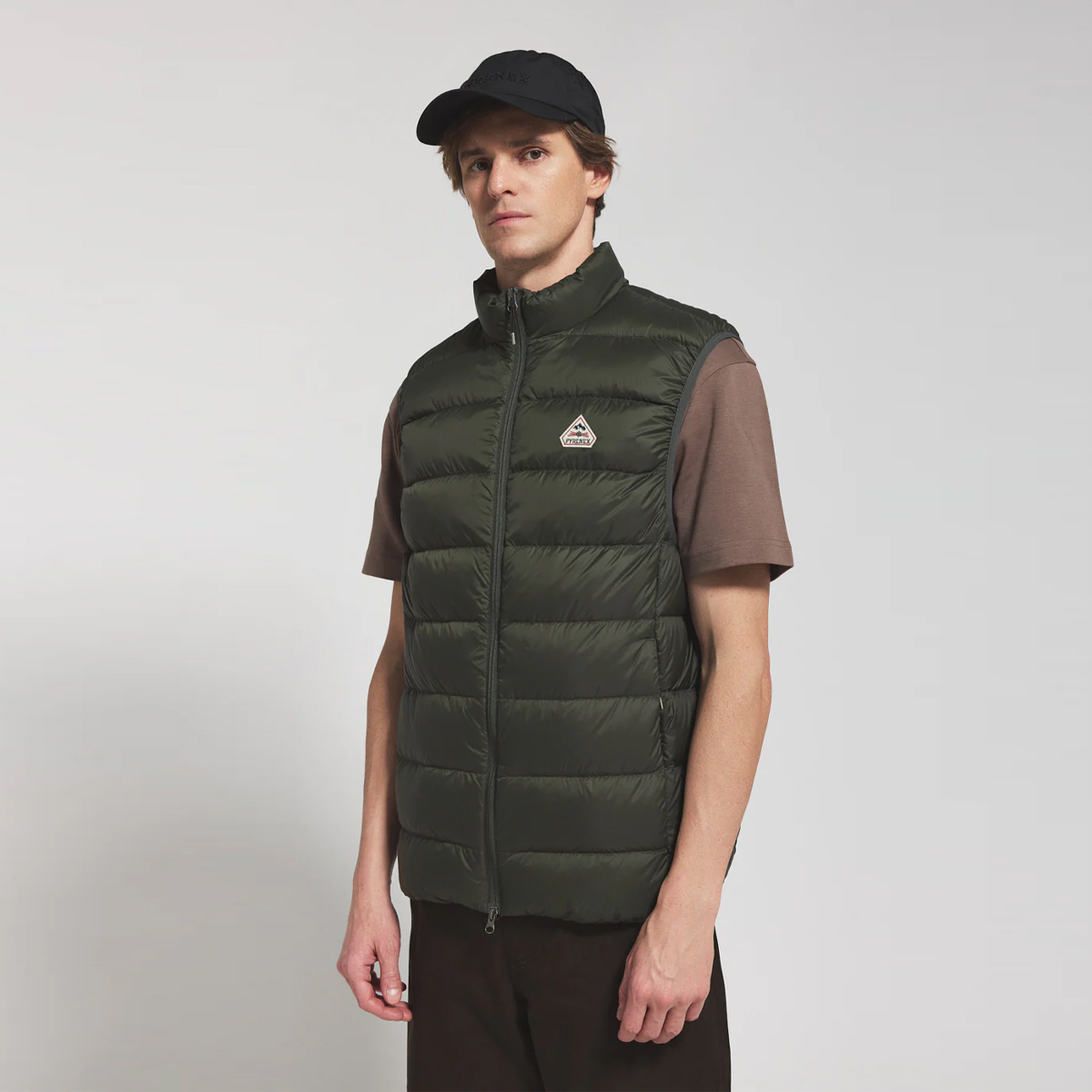 Pyrenex Arial Sleeveless Down Jacket Deep Khaki - 2