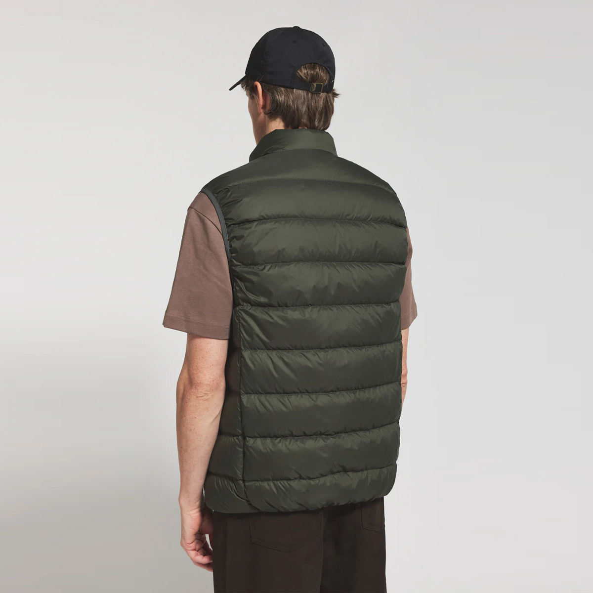 Pyrenex Arial Sleeveless Down Jacket Deep Khaki - 4