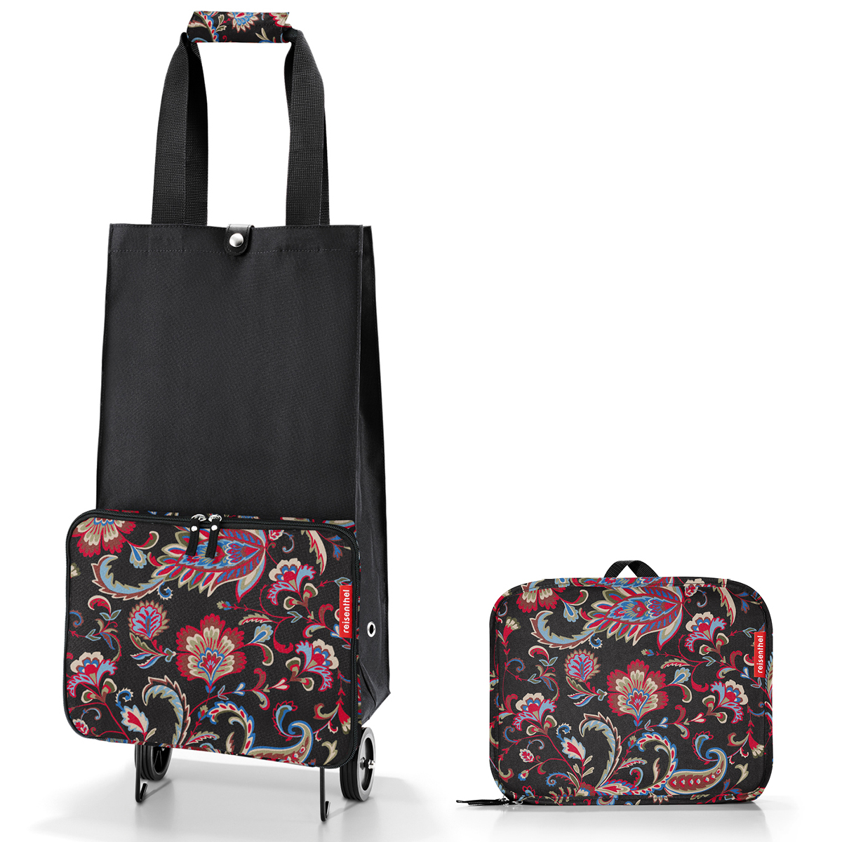 Reisenthel Carrello Pieghevole Paisley Black - 2
