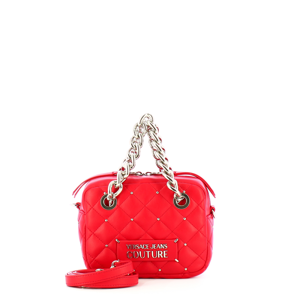 Versace Jeans Couture Mini Bauletto trapuntato Scarlet - 4 Versace Jeans Couture Mini Bauletto trapuntato Scarlet - 4