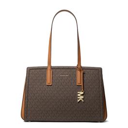 Michael Kors Borsa a spalla Laila Media Brown Acorn - 1
