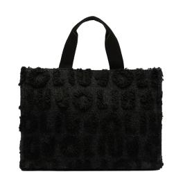 Liu Jo Shopping bag grande misto lana Black - 1