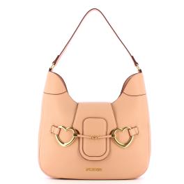 Love Moschino Hobo Bag Big Heartbit Nude - 1