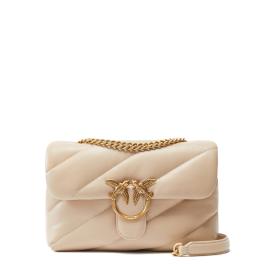 Pinko Borsa a tracolla Love Puff Beige Grigio Fumo Antique Gold - 1